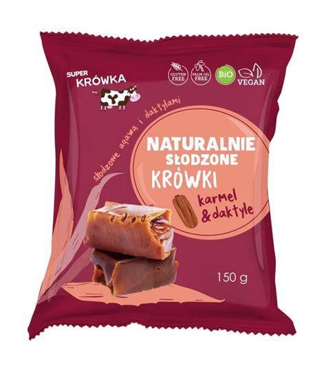 Super Krówka krówki naturalnie słodzone karmel daktyle 150 g