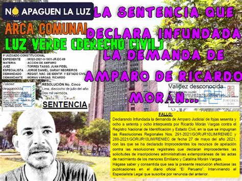 La Sentencia Que Declaró Infundada La Demanda De Amparo De Ricardo