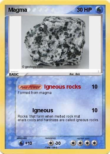 Pokémon Magma 286 286 - Igneous rocks - My Pokemon Card