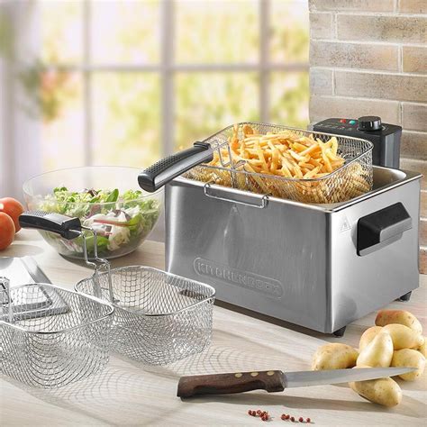 Friteuse En Inox L W Fr Inox Kitchencook