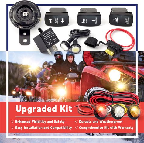 Dusledel Universal Atv Utv Sxs Turn Signal Street Legal Kit India Ubuy