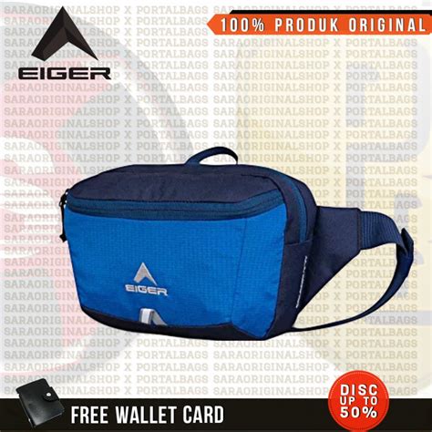 Jual Eiger1989 Celebica W Waist Bag 3L Original Shopee Indonesia