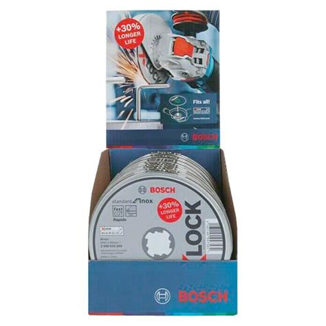 Bosch Professional X Lock Disco Da Taglio Standard For Inox Diametro