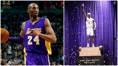 Los Lakers Revelan La Primera Estatua De Kobe Bryant En El Mamba Day