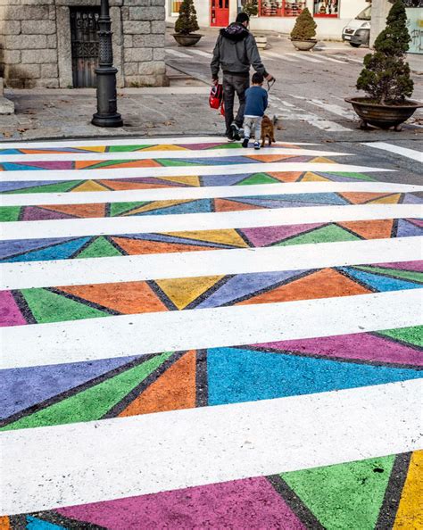 Madrid’s Crosswalks Turned Into Colorful Works Of Art By Bulgarian ...