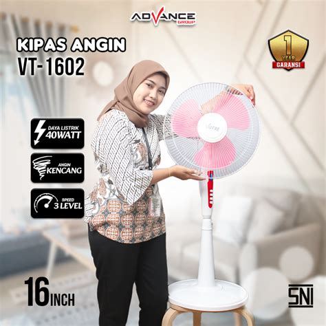 Jual Advance Kipas Angin Berdiri Stand Fan Vt Votre Inch