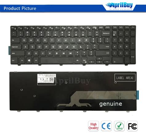 New Black Laptop Keyboard For Dell Inspiron R