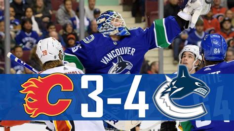 Canucks Vs Flames Highlights Feb 9 2019 HD YouTube