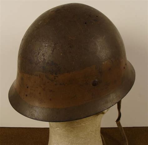 Rare Original Wwii Japanese Type 90 Combat Helmet