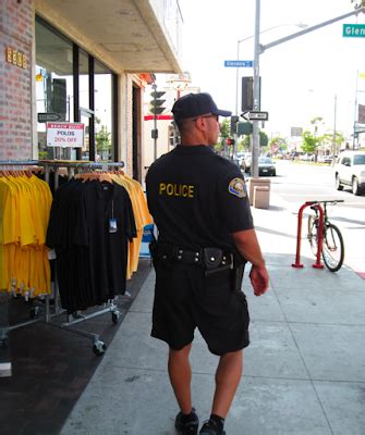 Daily Photo from Rancho Palos Verdes, California: Police Uniform-- California Style