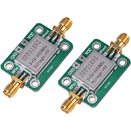 TECNOIOT 2pcs LNA 50 4000MHz SPF5189 RF Low Noise Amplifier Signal