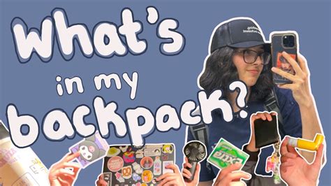 Whats In My Bag College Freshman Edition Youtube