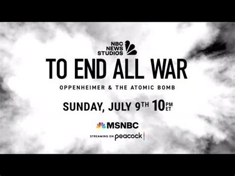 How To Watch 'To End All War: Oppenheimer and the Atomic Bomb' Outside ...