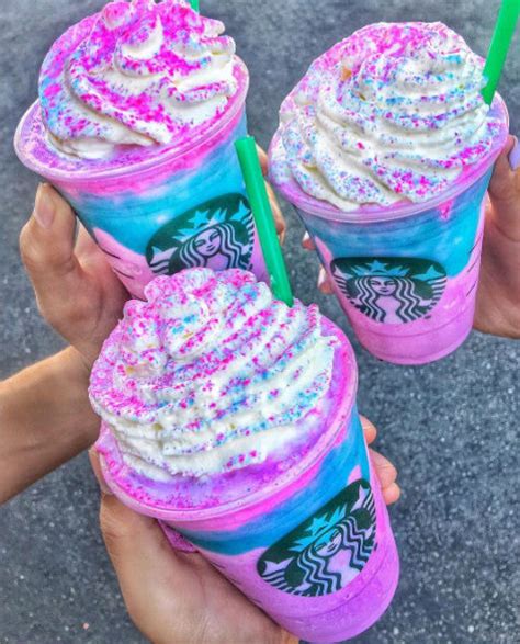 Frappuccino de unicornio de Starbucks en México Actitudfem