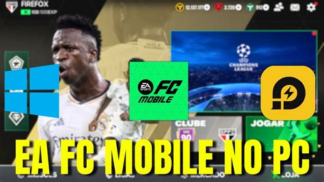 COMO JOGAR EA FC MOBILE NO PC INSTALAÇÃO CONFIGURAÇÃO YouTube