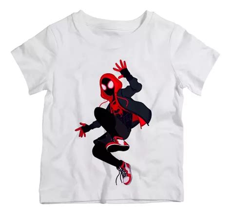 Camiseta Infantil Homem Aranha Miles Morales Aranhaverso Parcelamento