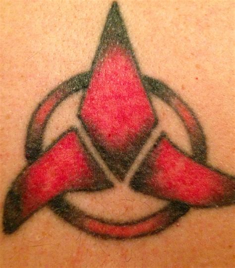 Klingon Symbol Tattoo