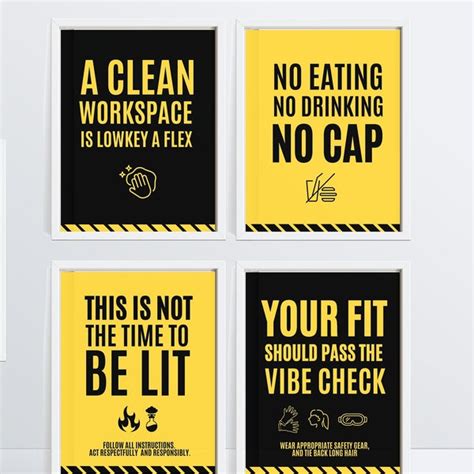 Tech Safety Classroom Posters Etsy