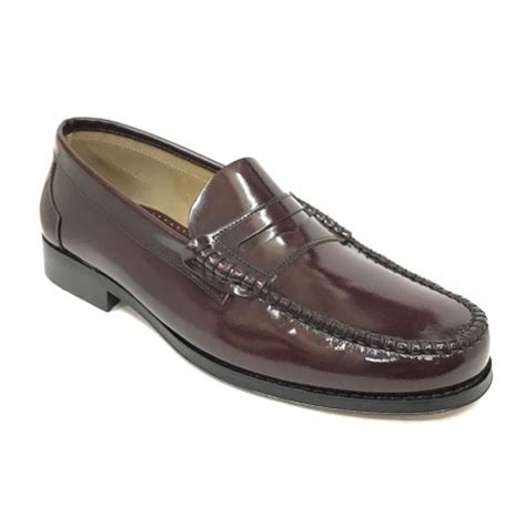 Mocasín clásico Hombre Jenker 1910 Burdeos piel florenti Suela Cuero