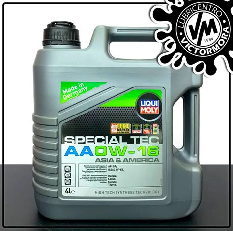 Liqui Moly SPECIAL TEC AA 0W16 De 4 Litros Lubricentro Victor Mora