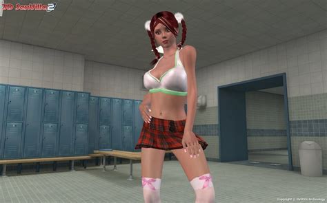 D Animated Cheerleader Banged Hard In The Shower Porn Pictures XXX