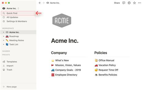Searching In Notion Notion Help Center