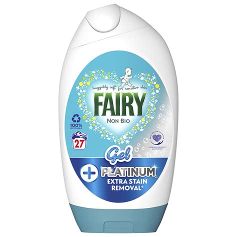 Fairy Platinum Non Bio Washing Liquid Gel 27 Washes 945ml