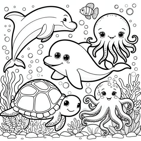 Ausmalbilder Tiere - Bastelideen.de