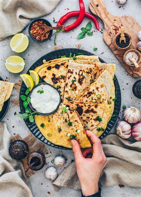 Türkische Gözleme Vegane Fladenbrot Teigtaschen Bianca Zapatka