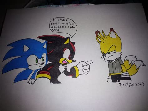 Sonic Prime Sonic And Shadow Vs Nine By Twidashfan1234 On Deviantart