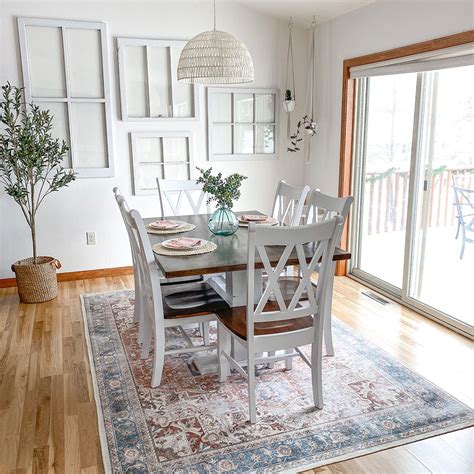 7 Farmhouse Dining Room Rug Ideas | Ruggable Blog