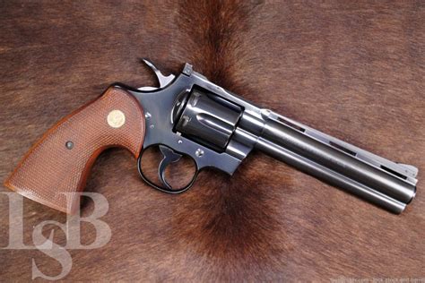 Colt Python I3660 357 Magnum Da Sa Blued Double Action Revolver 1959 Candr Lock Stock And Barrel