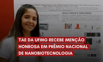 Tae Da Ufmg Recebe Men O Honrosa Em Pr Mio Nacional De