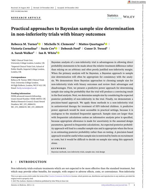 Pdf Practical Approaches To Bayesian Sample Size Determination In Non