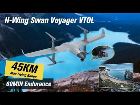 Easy Operation H Wing Swan Voyager VTOL FPV Flying Wing For Both