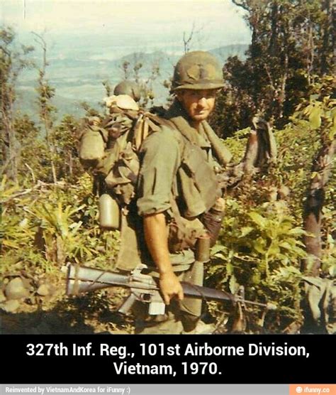 327th Inf. Reg., 101st Airborne Division, Vietnam, 1970. - )