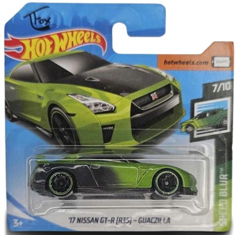 Hot Wheels Nissan Gt R R Guaczilla Speed Blur Jdm