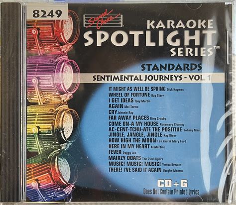 Sound Choice Karaoke Spotlight Series: Vol. 1-Sentimental Journeys ...