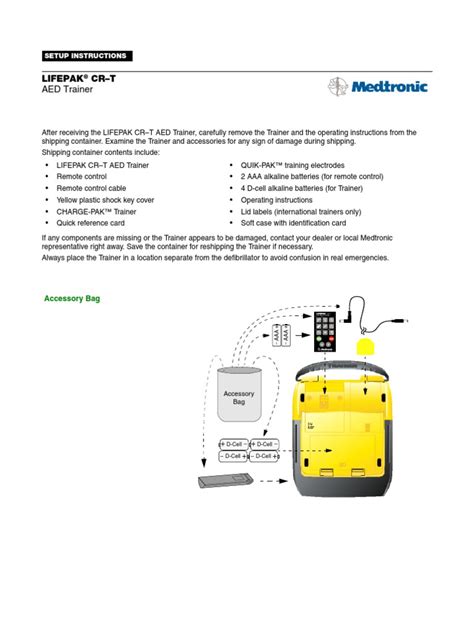 LifePak CR-T AED Trainer Manual | PDF | Cardiopulmonary Resuscitation ...