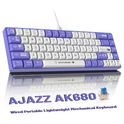 Jual Ajazz Ak Wired Mechanical Keyboard Compact Layout Full Key Hot Swappable Rgb