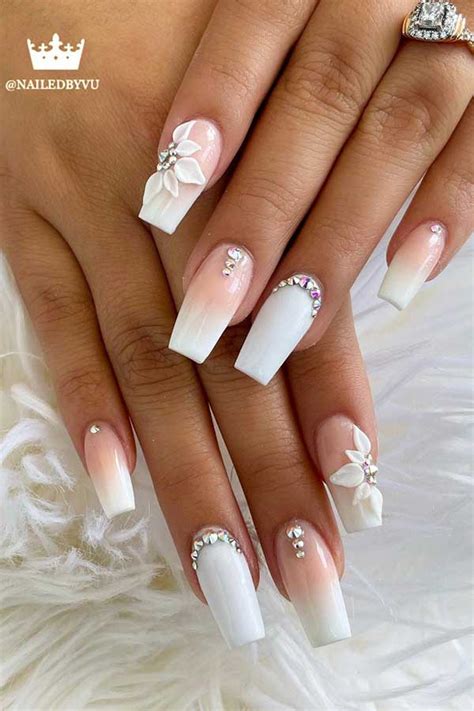 Pretty Wedding Nail Ideas For Brides To Be Stayglam Wedding