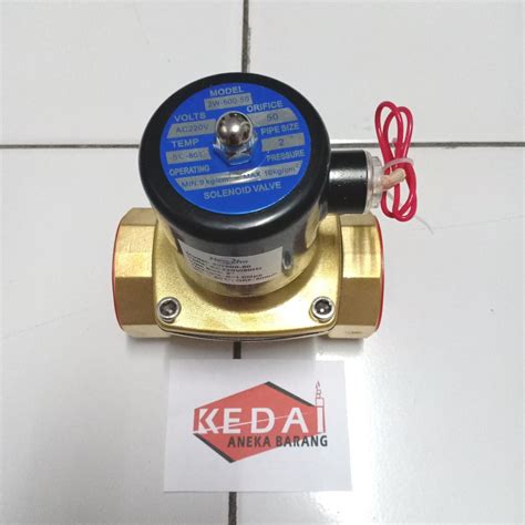 Jual Solenoid Valve 2 2 Inch Inchi Brass Kuningan 220V 220VAC NC DN50