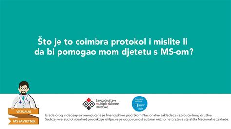 Pitanje Za Neuropedijatra To Je Coimbra Protokol I Mislite Li Da Bi