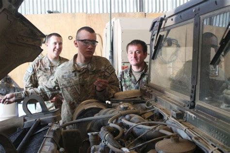 Army Mechanics Help Ana Repair Vehicles Military