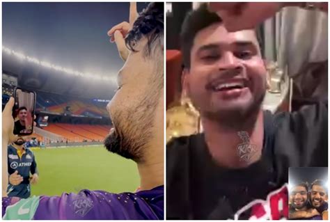 Shreyas Iyers Special Video Call To Rinku Singh After Kkr Beat Gt In