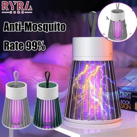 L Mpara Antimosquitos Con Recarga Usb Luz Nocturna Port Til Repelente