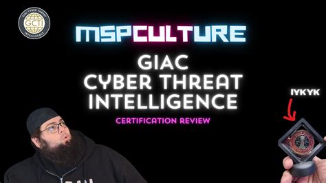 Certification Review Giac Cyber Threat Intelligence Gcti Youtube