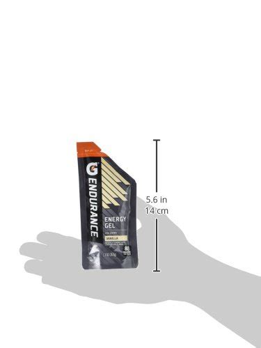 Gatorade Endurance Energy Gel Vanilla 21 Pack 13 Oz Pouches