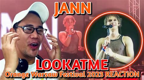 Jann Lookatme Orange Warsaw Festival Reaction Youtube