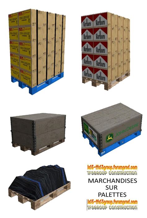 TFSG PACK PALETTES BAZAR GamesMods Net FS19 FS17 ETS 2 Mods